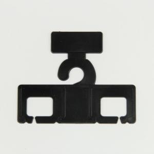  PP Custom Printing Custom Sticker Label Black Plastic Suspender Hanger Manufactures
