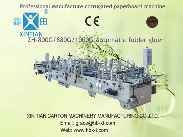 Quality Corrugated Carton Folder Gluer Machine For Printing Industrial for sale