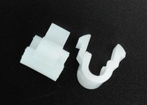  Customized Plastic Injection Molding Products 5mm White Plastic U Clamp Manufactures