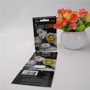 China Matte / Glossy Surface PP Plastic Blister Card Box on sale