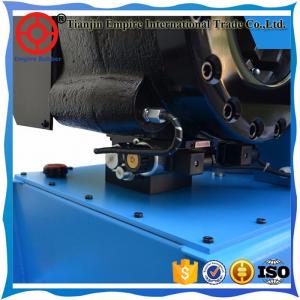 China Blue color with different 2 sizes hydraulic hose crimping P32 China manufacturer finn-power hose crimping machine on sale