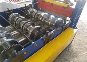 China Galvanized Coil Floor Deck Roll Forming Machine 51 Depth Large Capacity on sale