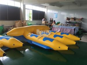  0.9mm PVC Tarpaulin Material Gonflable Flyfish Inflatable Flying Fish Water Ski Tube Towable Manufactures