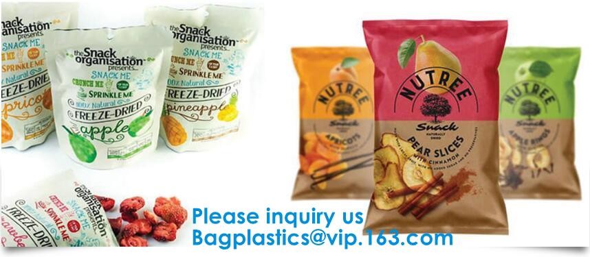 Food Packaging/ 3 Side Seal Bag/ Stand Up Pouch Bag For Meat,Pork,Beef,Sea Food,Stand Up Bag, 3-Side Sealing Bag, Zipper