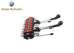 China 24 Gpm Hydraulic Sectional Valve SD8 With Joysticks Manual Hydraulic Control Valve on sale
