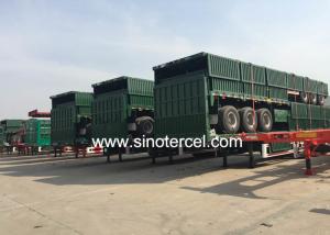 China 40000kg Sidewall Semi Trailer Shipping Container Trailer For Bulk Cargo on sale