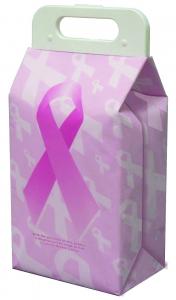 China Breast Cancer Awareness Koolit collapsible coolers Bag lifoam Pink ribbon on sale