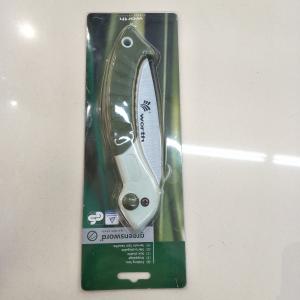 China Custom Edgefold Slide Card Blister Packaging For Folded Saw Knife on sale