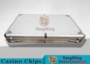  Aluminum Carrying Case For Casino Poker Chip Set  Metal Poker Chip Box For 600pcs Manufactures