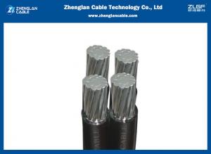  0.6/1kv Aerial Bundle Cable For Overhead Electrical Power Line 3x25+1x54.6+1x16mm2 NFC33209 Manufactures