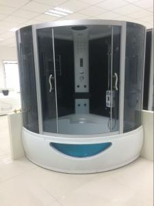  150 X 150 X 220cm Complete Shower Enclosures Steam Room Double Shower Cabin With Tray Manufactures