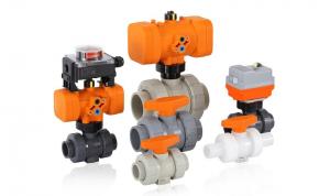  NC (Normally Closed) Plastic Ball Valves With Standard Flow Rate Manufactures