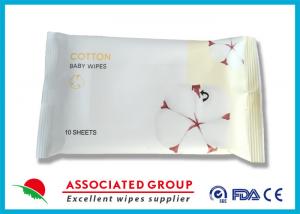  Organic Natural Cotton Baby Wipes Biodegradable Fiber Superior Absorption Manufactures