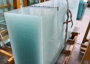  Opaque 3.2mm Sandblasted Frosted Tempered Glass Panels Manufactures