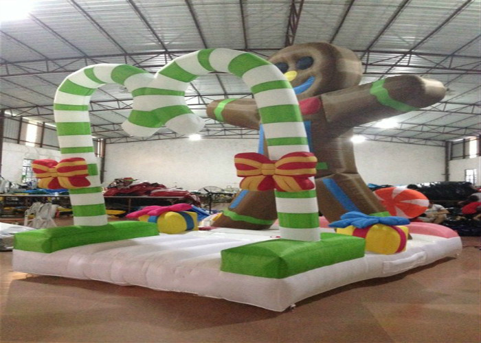 Commercial Activities Inflatable Christmas Decorations Cookie 4 X 2.8 X 4.5m
