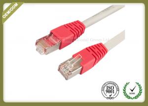 China 10G / 1000 BASE -T Cat6 Network Patch Cord With Gold Plated Connector on sale