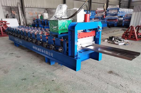 Quality 15 Rollers Type Standing Seam Roll Forming Machine 5.5m×1.05m×1.3m 380v 50hz 3 Phase for sale