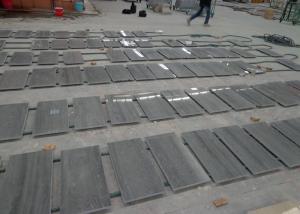 China Wood Blue Marble Kitchen Floor Tiles , Interior Real Stone Floor Tiles on sale