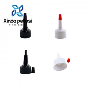 China PP Pointed Bottle Cap Plastic Spout Pouch Cap Color Long Nozzle on sale