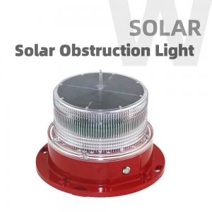 China Solar LED Chimney Obstruction Light Cast Aluminium Salt Resistant on sale
