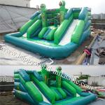 inflatable water slide with pool , inflatable castle slide , inflatable vagina