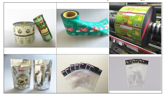 BOPP printed plastic food packaging film roll for packaging of maize meal