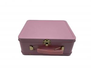  Customized 0.23mm Empty Metal Tin Lunch Boxes With Lock And Handle Manufactures