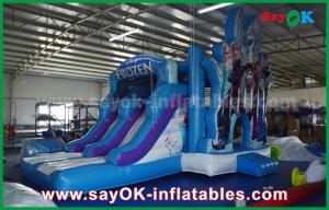  Commercial Inflatable Castle Slide Waterproof 0.55mm PVC Inflatable Bouncer Slide Castle Trampoline Manufactures