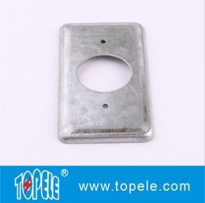 China TOPELE 20C3 Rectagular Electrical steel cover  4*2,  with 1/2 knockout on sale