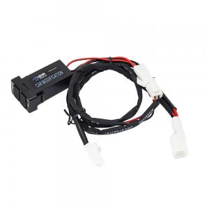  80cm Car Cigarette Lighter Cable , Automotive Wiring Harness Assembly For Toyota ODM Manufactures