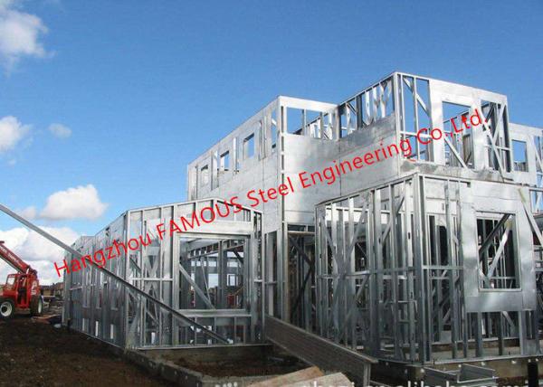 Quality Galvanized H- Beam Steel Structure Framing Systems For Workshop or Villa House for sale