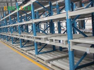  Cold Storage Push Back Racking , 600 - 2000mm Push Rack Industrial Pallet Shelving Manufactures