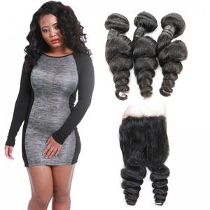 China Natural Raw 10 Inch Loose Curly Human Hair Extensions 3 Bundles OEM Service on sale