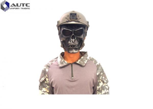 Quality Black Cool Military Tactical Masks , Custom Tactical Skull Face Mask Skeleton for sale