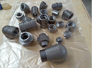  Hot Dipped Galvanized Fitting ASME B16.11 ASTM A105 Elbow Cap Tee 3000LB Manufactures