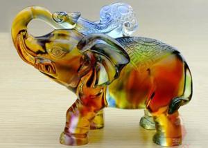  High End Home Decorations Crafts Elephants Figurine Statue For Office / Home Decoration Manufactures