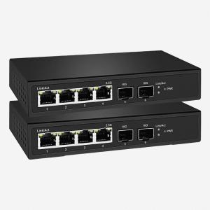  Network Protocols IEEE 802.3 2.5G PoE Switch With 4 2.5gb RJ45 And 2 10gb Sfp+ Ports Manufactures