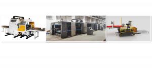  50HZ Carton Box Manufacturing Machine 300 Sheet / Min Flexo Printing Slotting Machine Manufactures