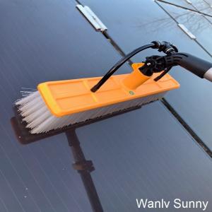 China Manual Spray Brush for Solar Panel Cleaning and Daily Dust Removal Connecting Water Pump or Tap on sale