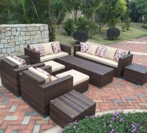  2016 newest 9 pcs rattan wicker garden furniture Arsigali AW0034 Manufactures