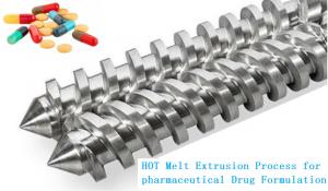  Barrel Screw For Hot Melt Extrusion Process For Pharmaceutical Drug Formulation Manufactures
