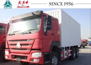 China 6x4 SINOTRUK HOWO 25 Tons 266HP Box Van Truck on sale