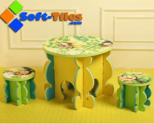  33-38Degree Shore C Kids Foam Toy Eva Assemble Study Table Chair Manufactures