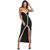 China High quality tube top Split long evening dress backless sexy bandage dress clothes woman on sale
