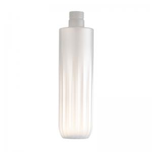  700ml Bright White Translucent PCR Textured Bottle For Bath Milk Manufactures