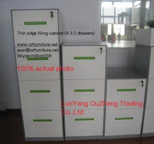 China Vertical filing cabinet steel material 4 drawer,A4/F4 Files available,white/light grey/black color/ KD structure on sale