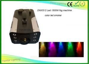 China RGB Color Ground Fogger Machine 1500w Dmx512 With Fabulous Smoke Emissions on sale