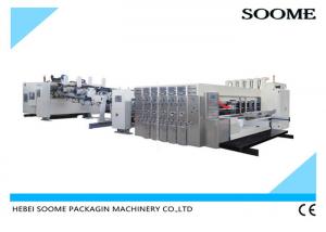 China Plc Touch Screen Corrugated Carton Printing Machine For Industry Linkage Line on sale