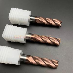  D4/6/8/10mm Carbide Roughing End Mill HRC55 TiAIN Coating Milling Cutter Manufactures
