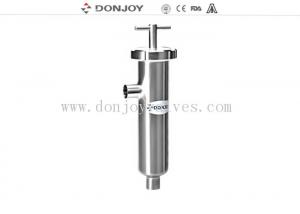 China Sanitary  AISI 316L Stainless Steel Juice Pipeline Filter With EPDM Gasket on sale